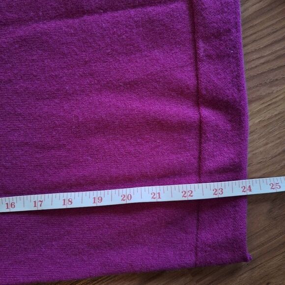 Kier + J Womens Cashmere Sweater Pink Preppy Coquette Business Cozy Small - Picture 8 of 11